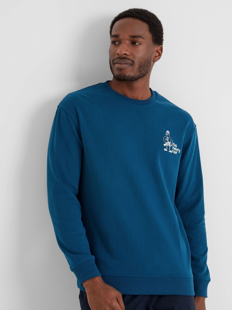 Tog 24 Blue Mens Sunnie Sweatshirt - Image 2 of 5