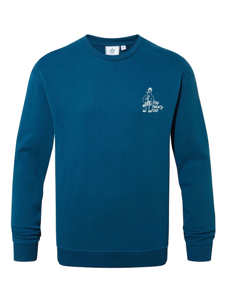 Tog 24 Blue Mens Sunnie Sweatshirt - Image 5 of 5