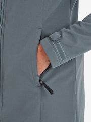 Tog 24 Grey Womens Marina Extra Long Softshell Jacket - Image 6 of 7