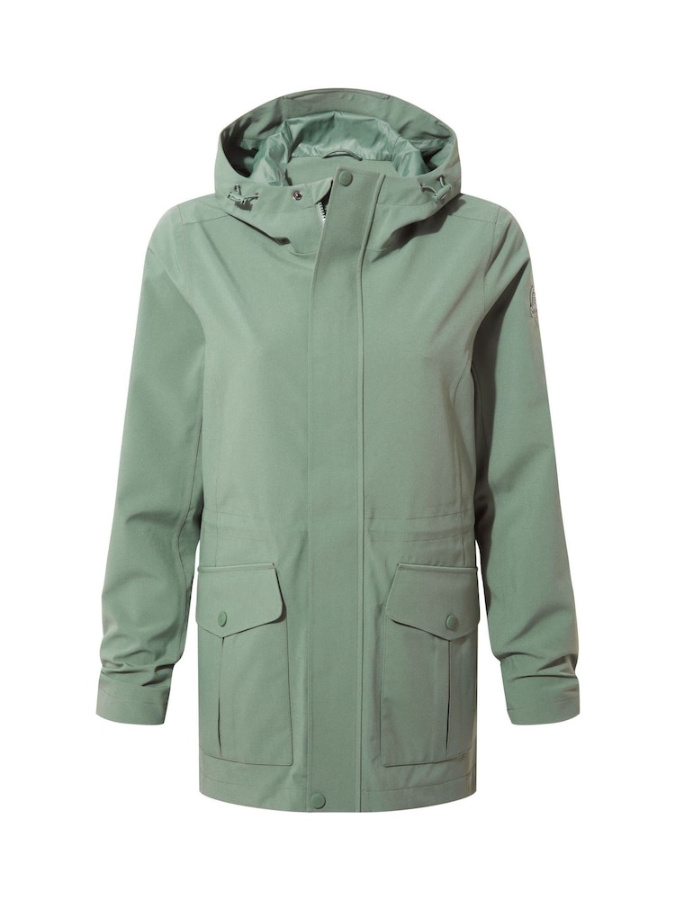Tog 24 Green Womens Burradon Waterproof Jacket - Image 7 of 7