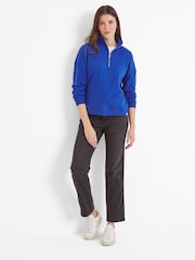 Tog 24 Blue Womens Caldene Zip Neck Sweatshirt - Image 1 of 6
