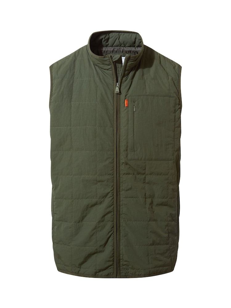 Tog 24 Dark Olive Green Mens Elliot Gilet - Image 6 of 6 Tog 24 Dark Olive Green Mens Elliot Gilet - Image 6 of 6