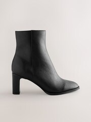 Black Forever Comfort® Block Heeled Ankle Boots - Image 5 of 9