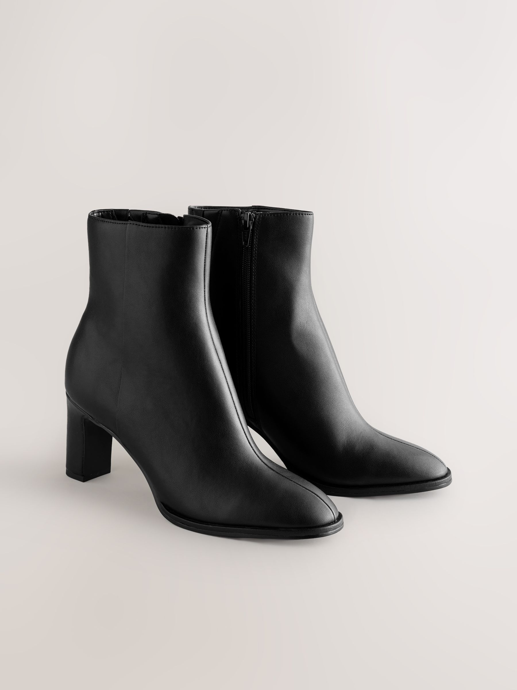 Buy Black Forever Comfort® Block Heeled Ankle Boots from Next USA