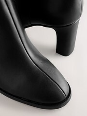 Black Forever Comfort® Block Heeled Ankle Boots - Image 8 of 9