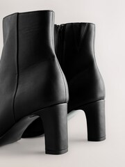 Black Forever Comfort® Block Heeled Ankle Boots - Image 9 of 9