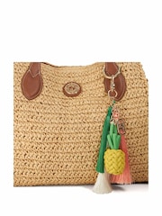 Dune London Natural Devotedly Large Raffia Shopper Bag - Image 3 of 4