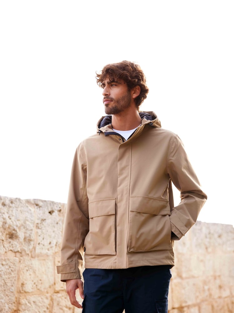 Tog 24 Brown Mens Cason Waterproof Jacket - Image 1 of 8
