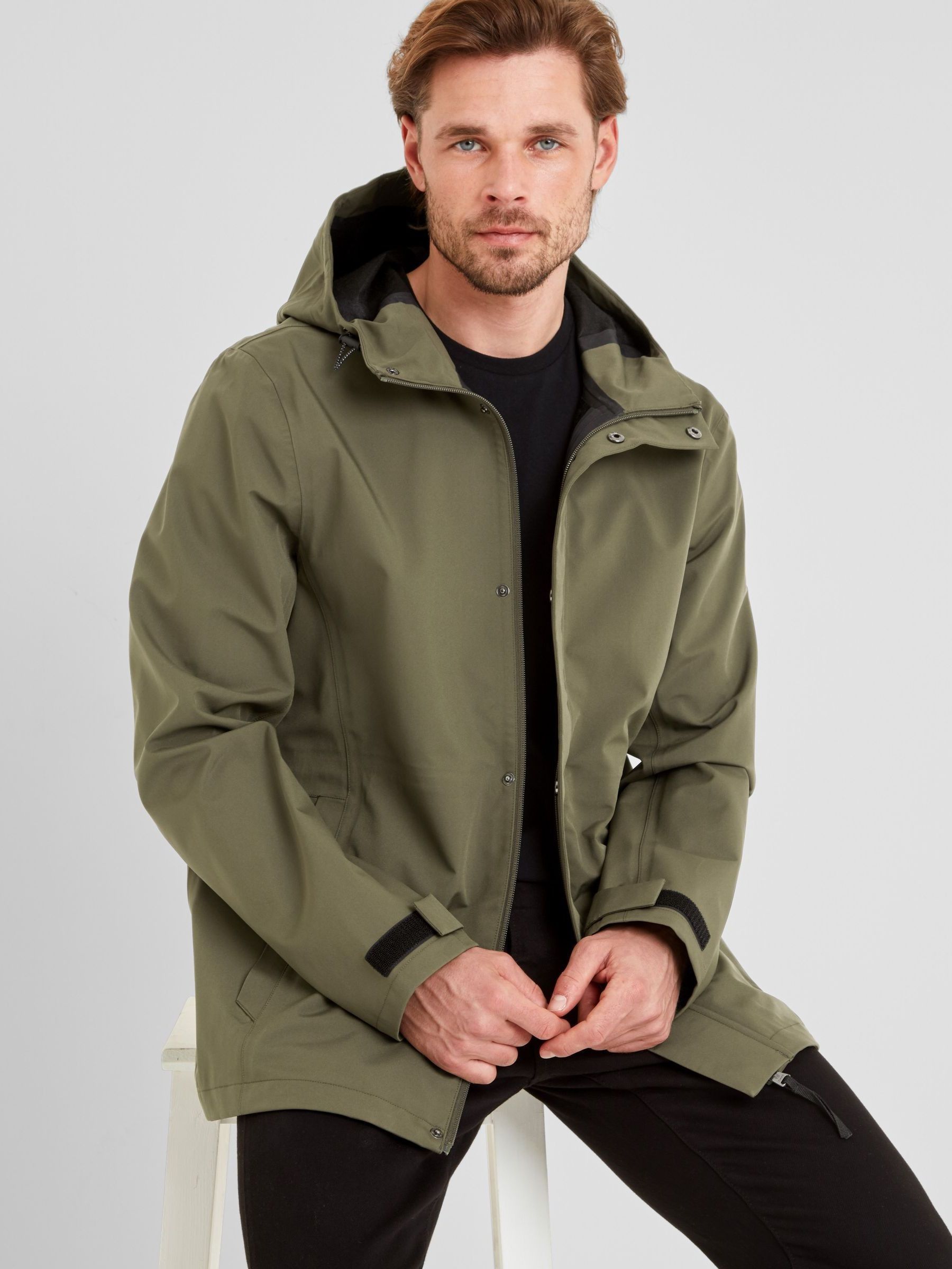 Buy Tog 24 Green Mens Flynn Waterproof Jacket from Next Romania