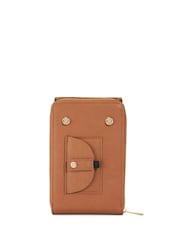 Dune London Tan Sunrise Basic Phone Cross-Body Bag - Image 4 of 4