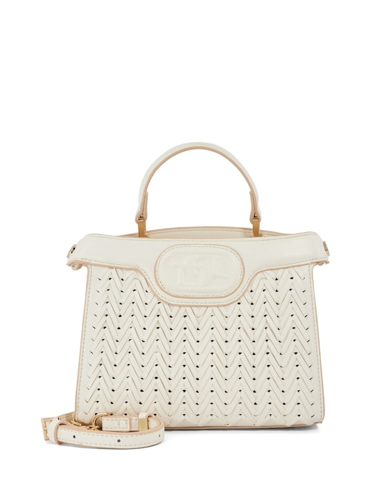Dune London White Daily Medium Winged Grab Bag - Image 1 of 5