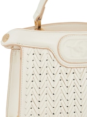 Dune London White Daily Medium Winged Grab Bag - Image 3 of 5