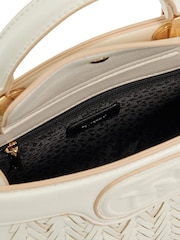 Dune London White Daily Medium Winged Grab Bag - Image 4 of 5