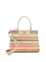 Dune London Natural Suede Dilly Small Grab Handle Bag - Image 1 of 5