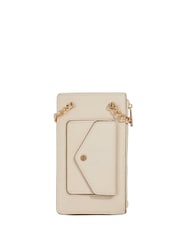 Dune London Cream Dove Samely Debossed Logo Phone Cross-Body Bag - Image 2 of 5