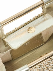 Золотой - Dune London Expression Woven Diamante Clutch - Изображение 5 из 5