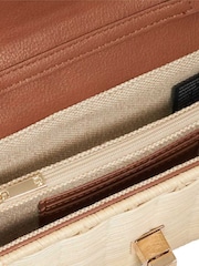 Dune London Natural Blooms Flower Bead Top Handle Bag - Image 4 of 5