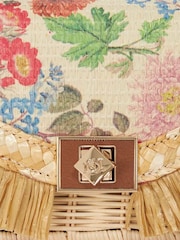 Dune London Natural Blooms Flower Bead Top Handle Bag - Image 5 of 5