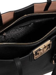 Dune London Black Large Direct 3 Part Tote Bag - Image 4 of 5
