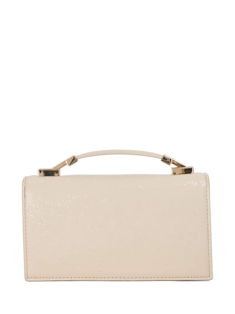 Buy Dune London Cream Skilled Top Handle Micro Bag from the Next