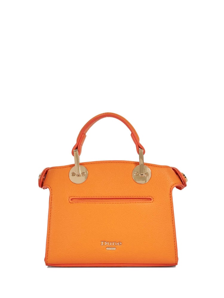 Dune London Orange White Dinkydeliberate Mini Woven Slouch Crossbody Bag - Image 2 of 5
