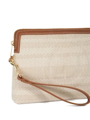 Dune London Natural Slay Canvas Wristlet Pouch - Image 3 of 5