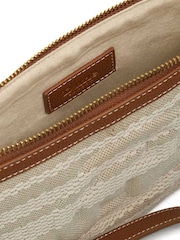Dune London Natural Slay Canvas Wristlet Pouch - Image 4 of 5