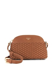 Dune London Brown Distinct Mini Woven Cross-Body Bag - Image 2 of 5
