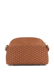 Dune London Brown Distinct Mini Woven Cross-Body Bag - Image 3 of 5