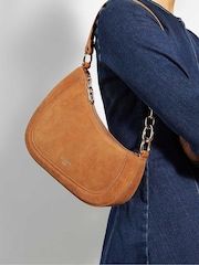 Dune London Red Smart Direction Small Scoop Shoulder Bag - Image 1 of 4