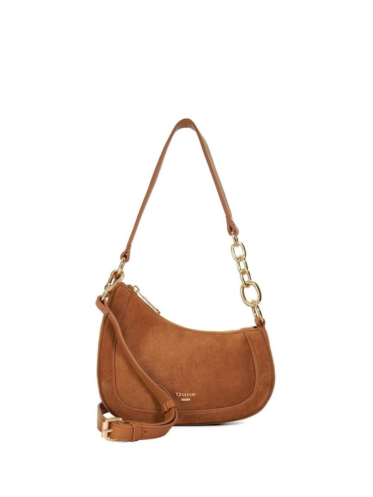 Dune London Red Smart Direction Small Scoop Shoulder Bag - Image 2 of 4