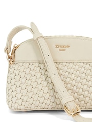 Dune London Cream Distinct Mini Woven Cross-Body Bag - Image 3 of 5