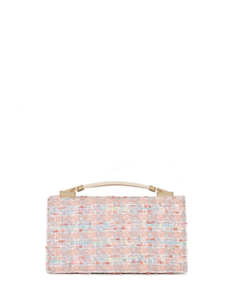 Dune London Pink/white Skilled Top Handle Micro Bag - Image 3 of 5