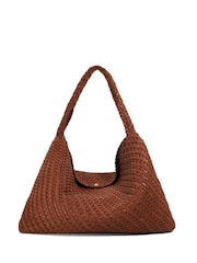 Dune London Red Deliberate Xl Xl Woven Slouch Bag - Image 2 of 5