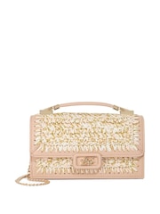 Dune London Pink Skilled Top Handle Micro Bag - Image 1 of 5