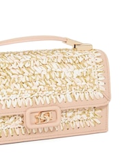 Dune London Pink Skilled Top Handle Micro Bag - Image 3 of 5