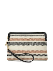 Dune London Mid Natural Slay Canvas Wristlet Pouch - Image 2 of 5