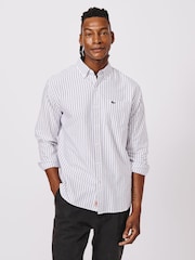 Aubin Purple Aldridge Oxford Button Down 100% Cotton Shirt - Image 1 of 6