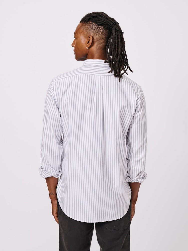 Aubin Purple Aldridge Oxford Button Down 100% Cotton Shirt - Image 2 of 6