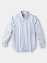 Aubin Purple Aldridge Oxford Button Down 100% Cotton Shirt - Image 6 of 6