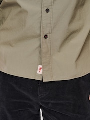 Aubin Green Chase Poplin 100% Cotton Shirt - Image 5 of 5