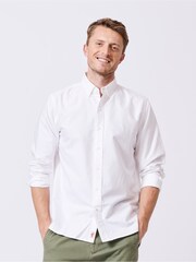 Aubin Alder Oxford 100% Cotton White Shirt - Image 1 of 6