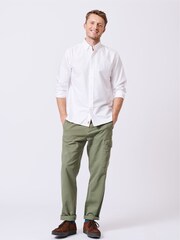 Aubin Alder Oxford 100% Cotton White Shirt - Image 3 of 6