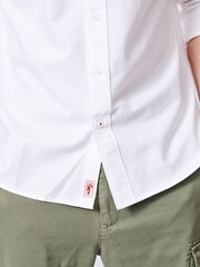Aubin Alder Oxford 100% Cotton White Shirt - Image 5 of 6