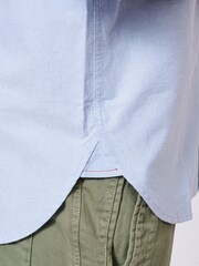 Aubin Blue Alder Oxford 100% Cotton Shirt - Image 4 of 6
