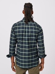 海軍藍 - Aubin Aldridge Oxford 排扣棉質裇衫 - 圖片 6/8