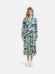 Smith & Soul Blue Abstract Print Midi Dress - Image 2 of 6