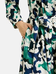 Smith & Soul Blue Abstract Print Midi Dress - Image 5 of 6