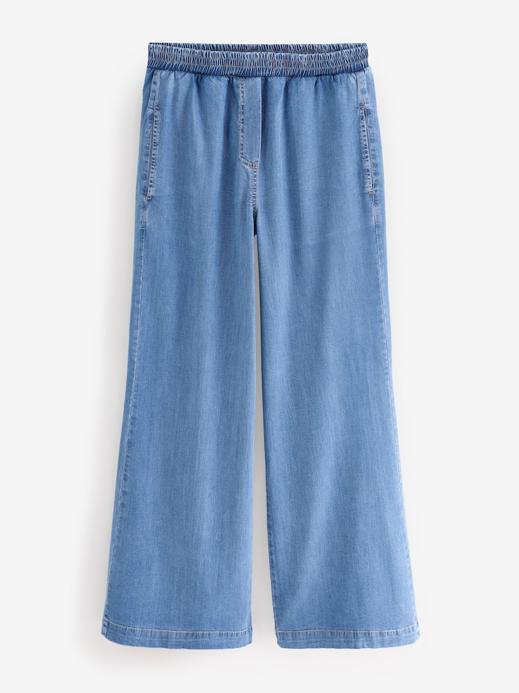 Smith & Soul Blue Denim Pull On Trousers - Image 5 of 5