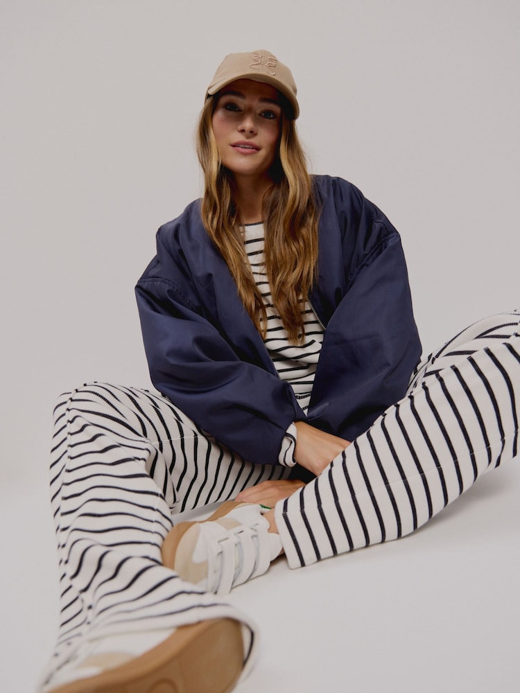 Smith & Soul Blue Bomber Jacket - Image 1 of 5